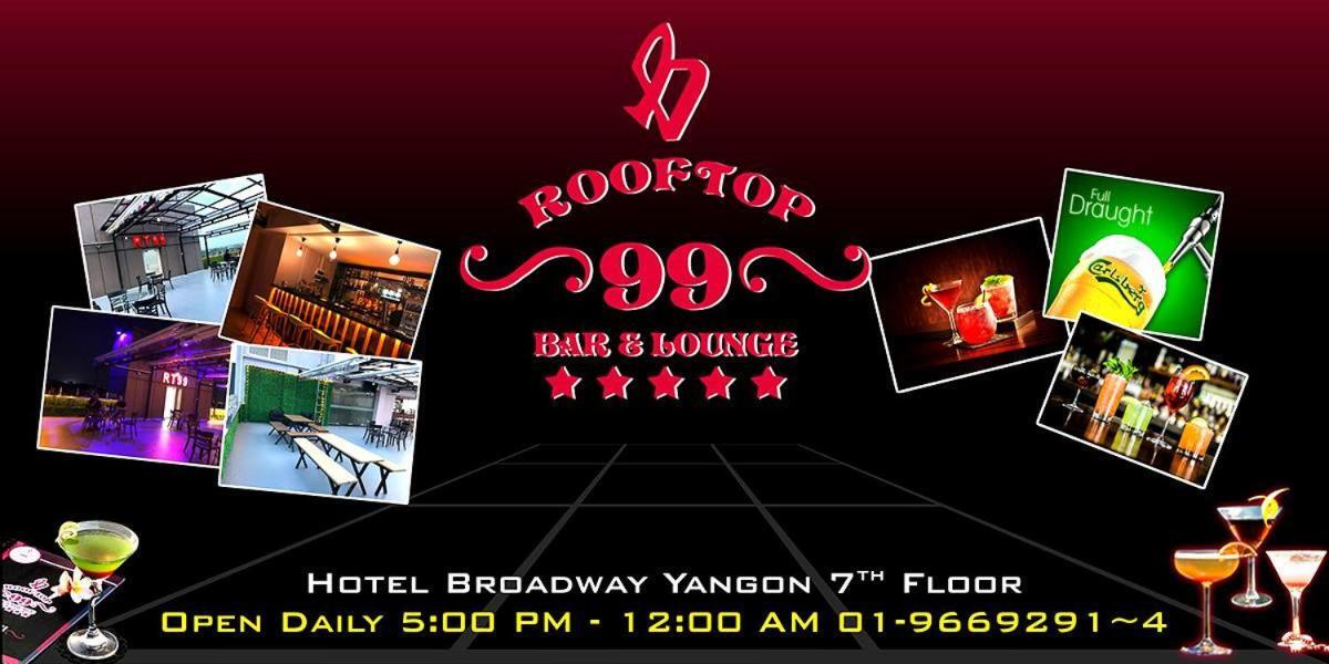 Hotel Broadway Yangon Bagian luar foto